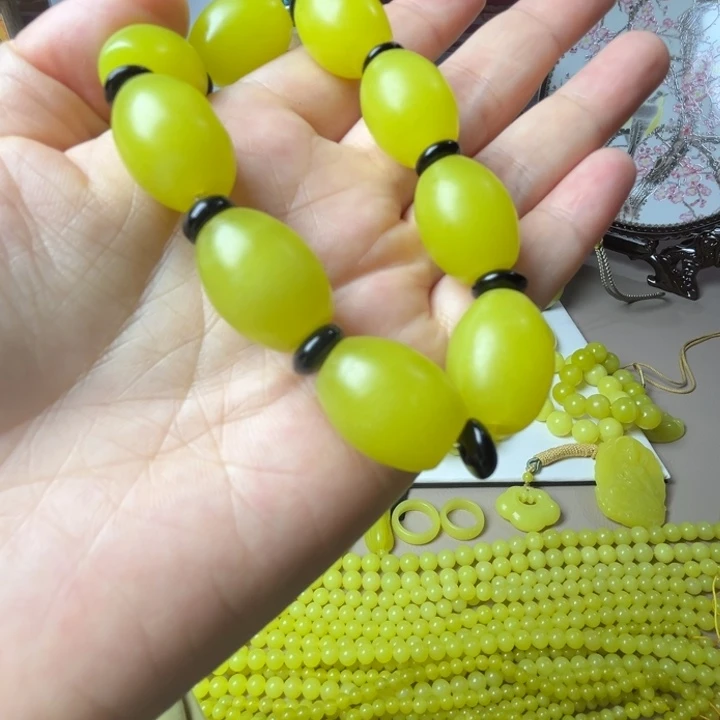 真***诚新疆若羌黄口手串