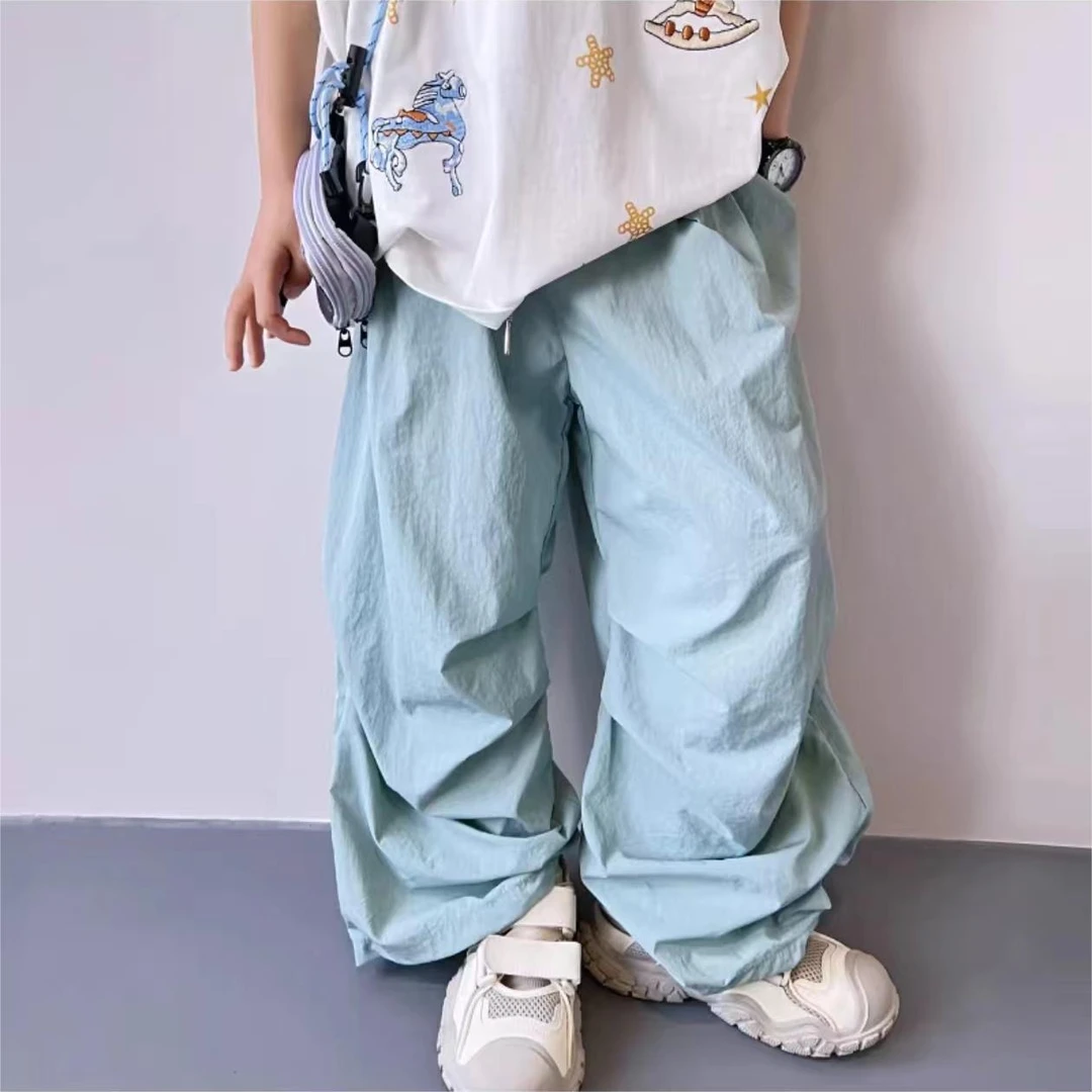 kkmy7188  新款韩版童装男童时尚工装山本裤宝宝洋气休闲裤