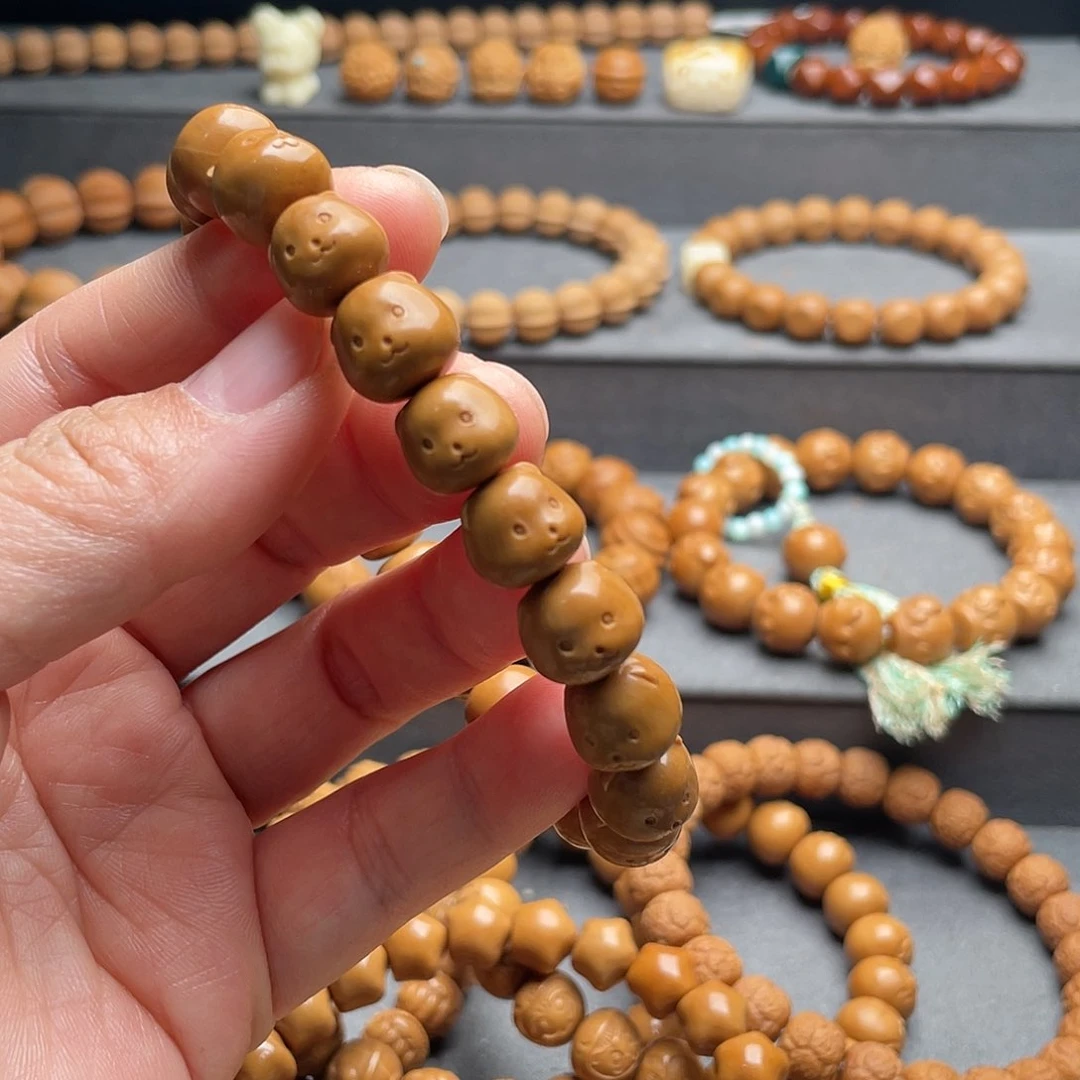 猴头核桃吊坠波*微瑕小熊