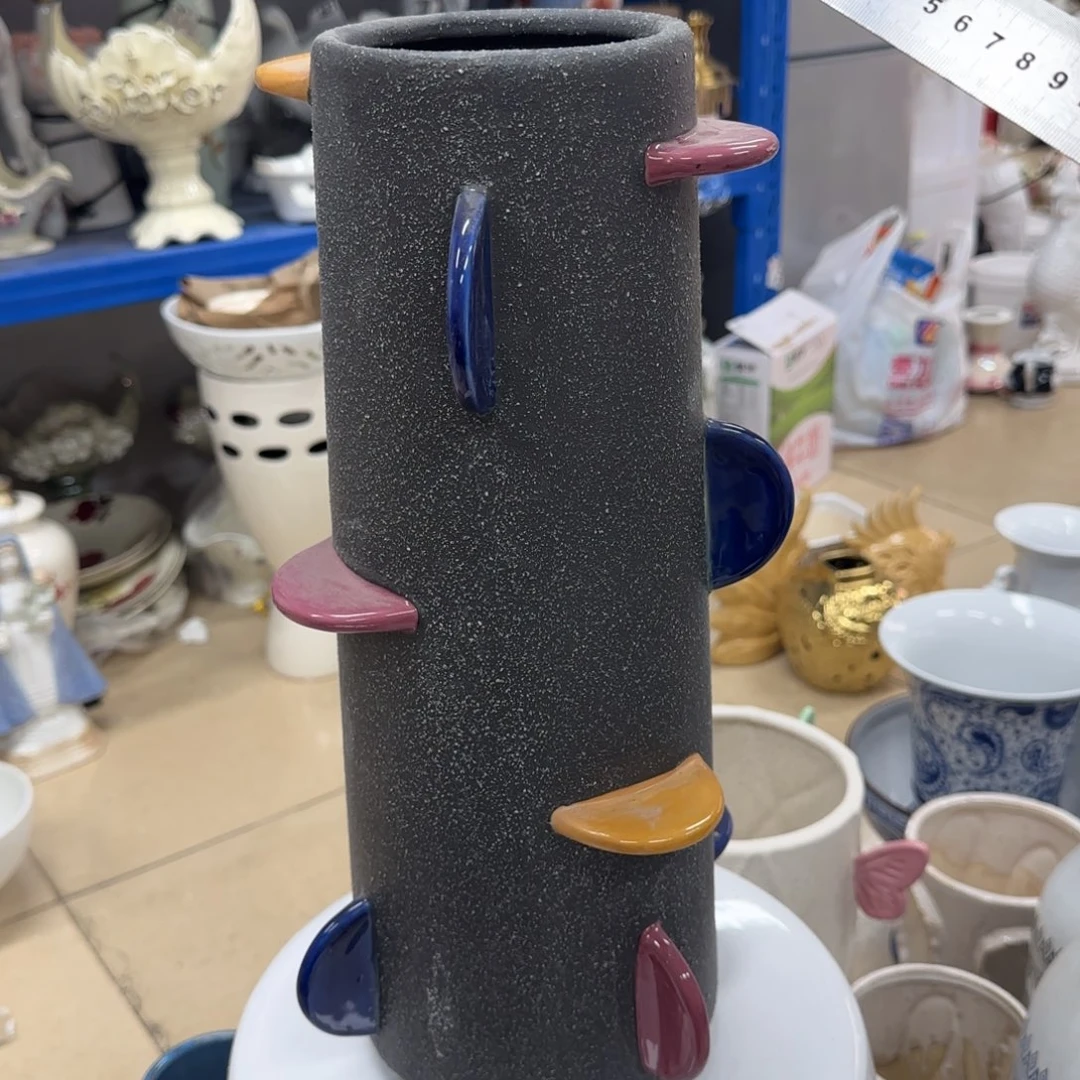 瓷片陶瓷工艺花瓶摆件