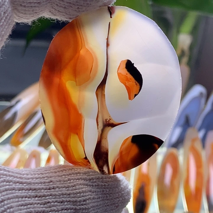 未镶嵌玛瑙/玉髓珠宝半成品115