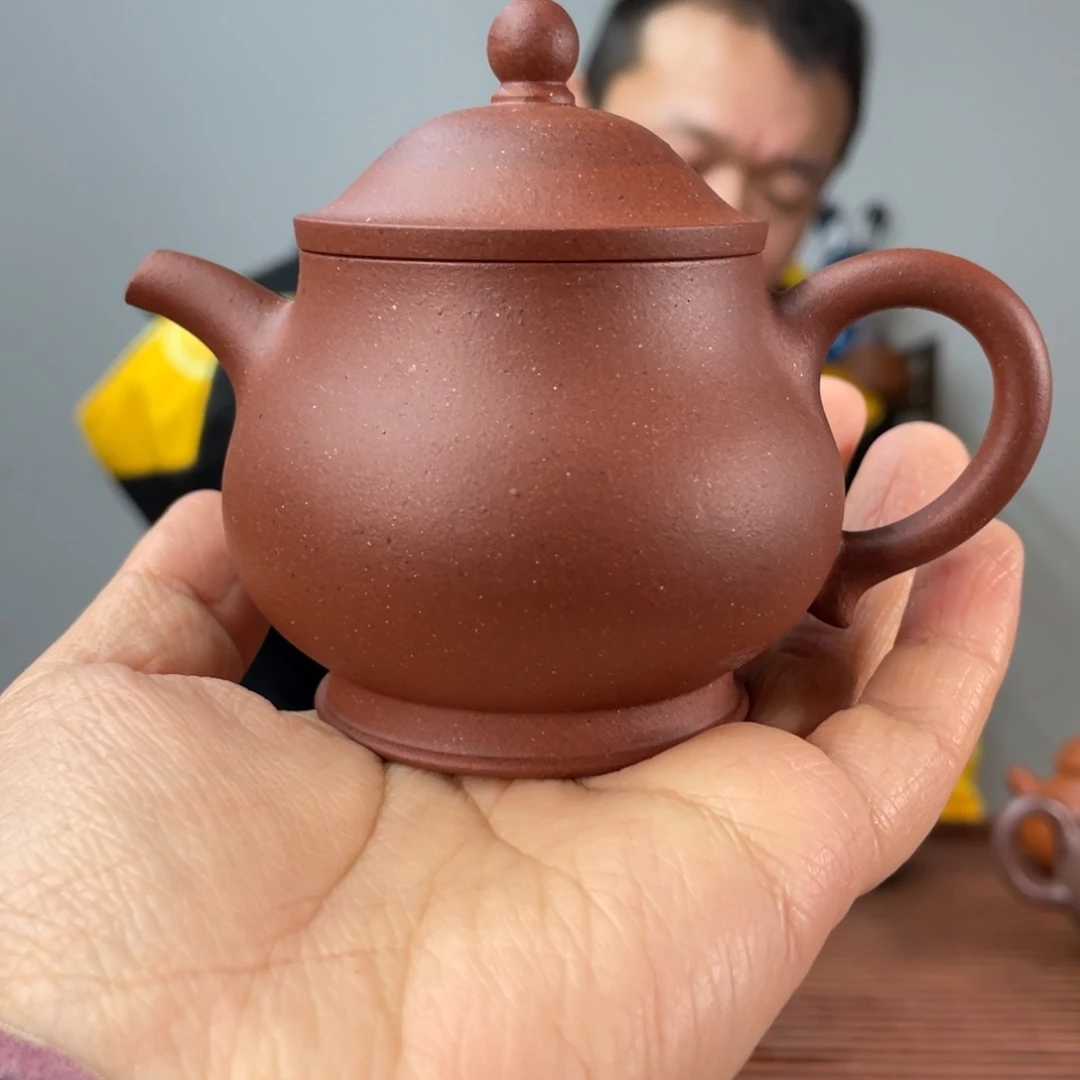 红泥茶壶老红泥潘壶130cc