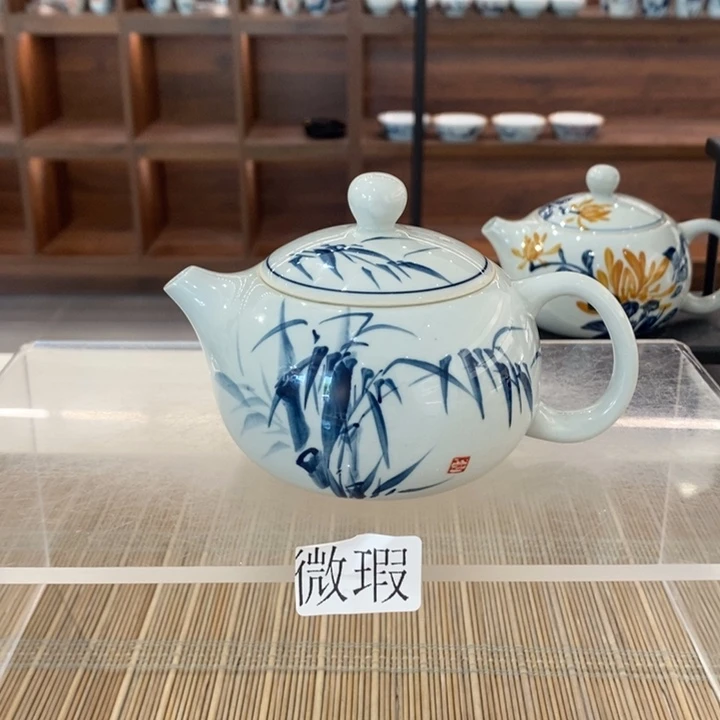 釉下老陶泥手工绘制