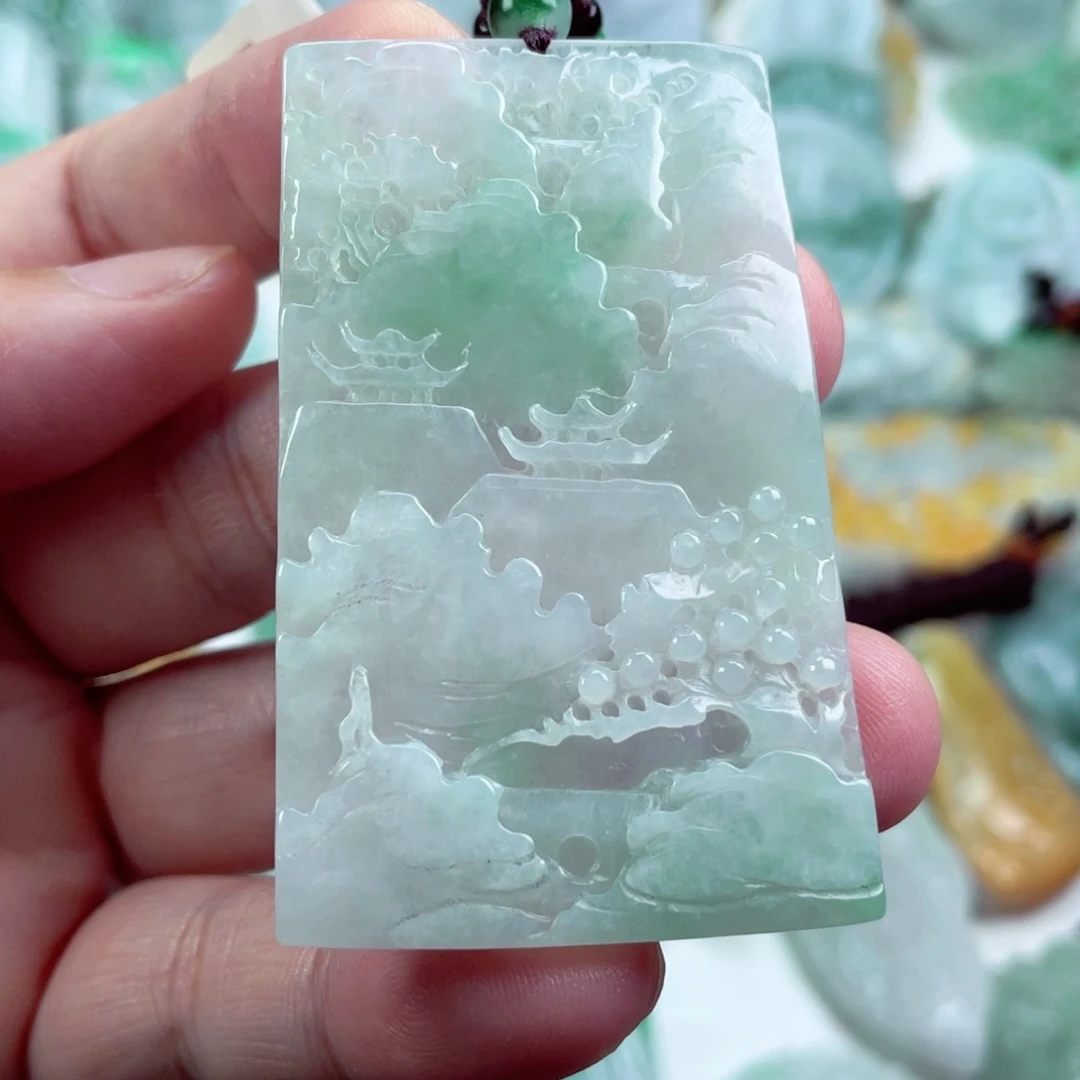 魅***影翡翠未镶嵌吊坠(不含链)