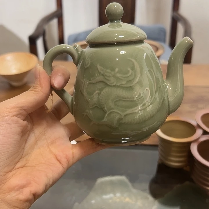 龙泉云间青瓷小米茶器