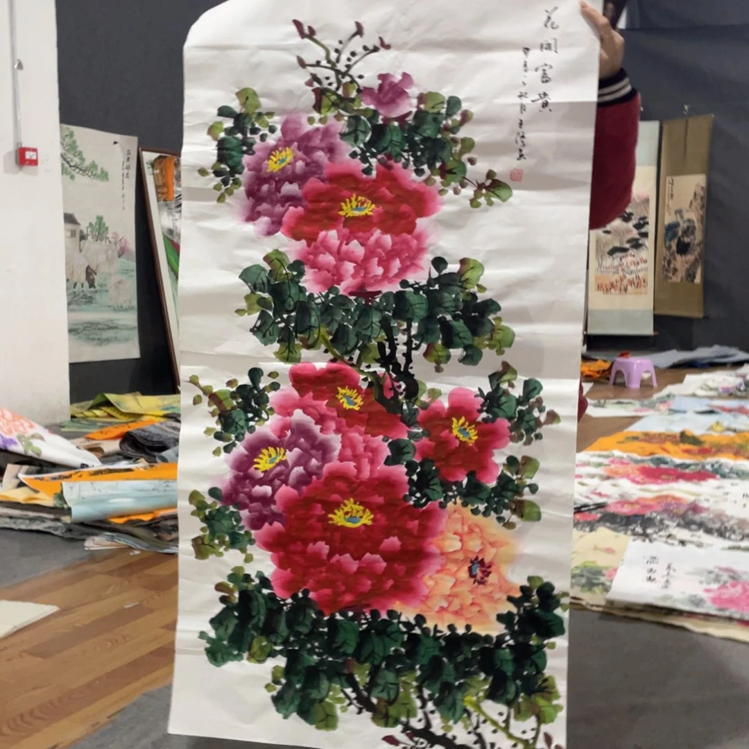 国画国画作品画心一张