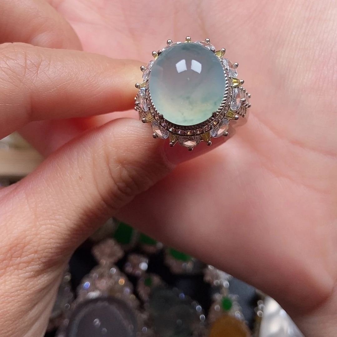 翡翠未镶嵌戒指翡翠戒指