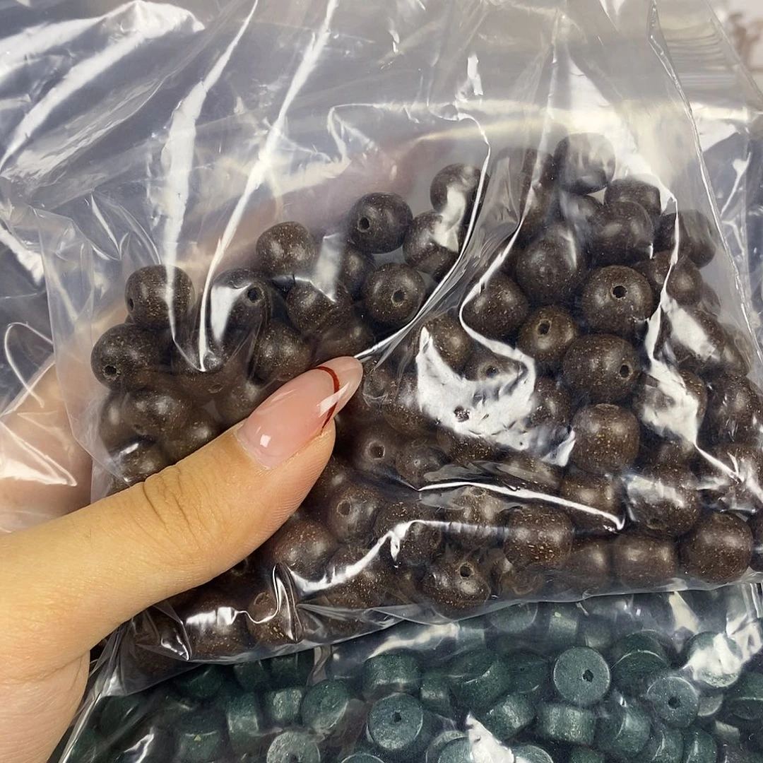 泥塑8*9雍正茉莉老型+梦灵药片珠各45g瑕疵