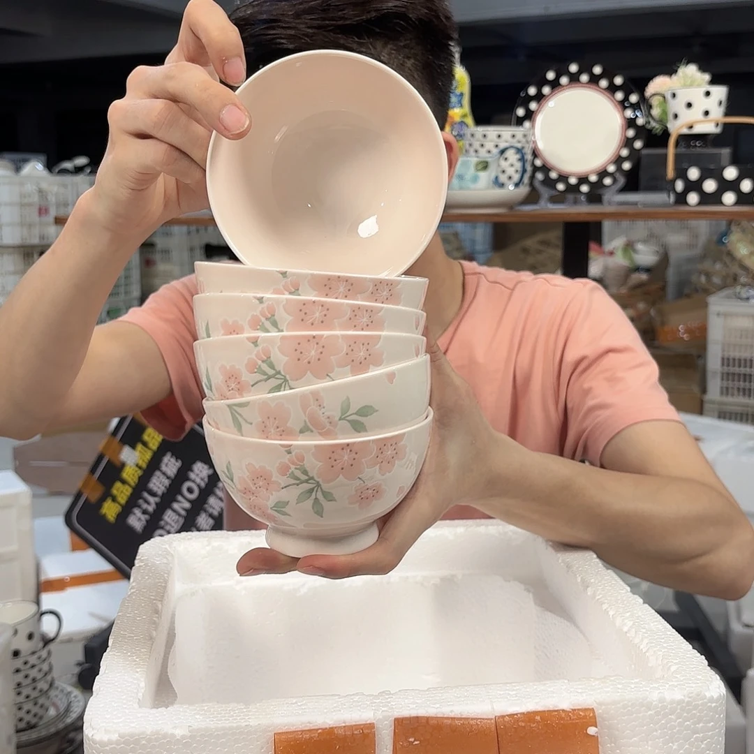 潮州微瑕陶瓷餐具4.5寸