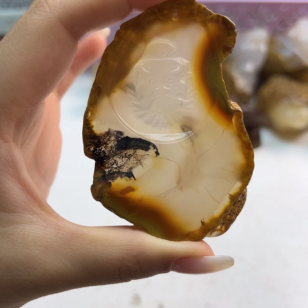 玛瑙/玉髓未镶嵌颈饰