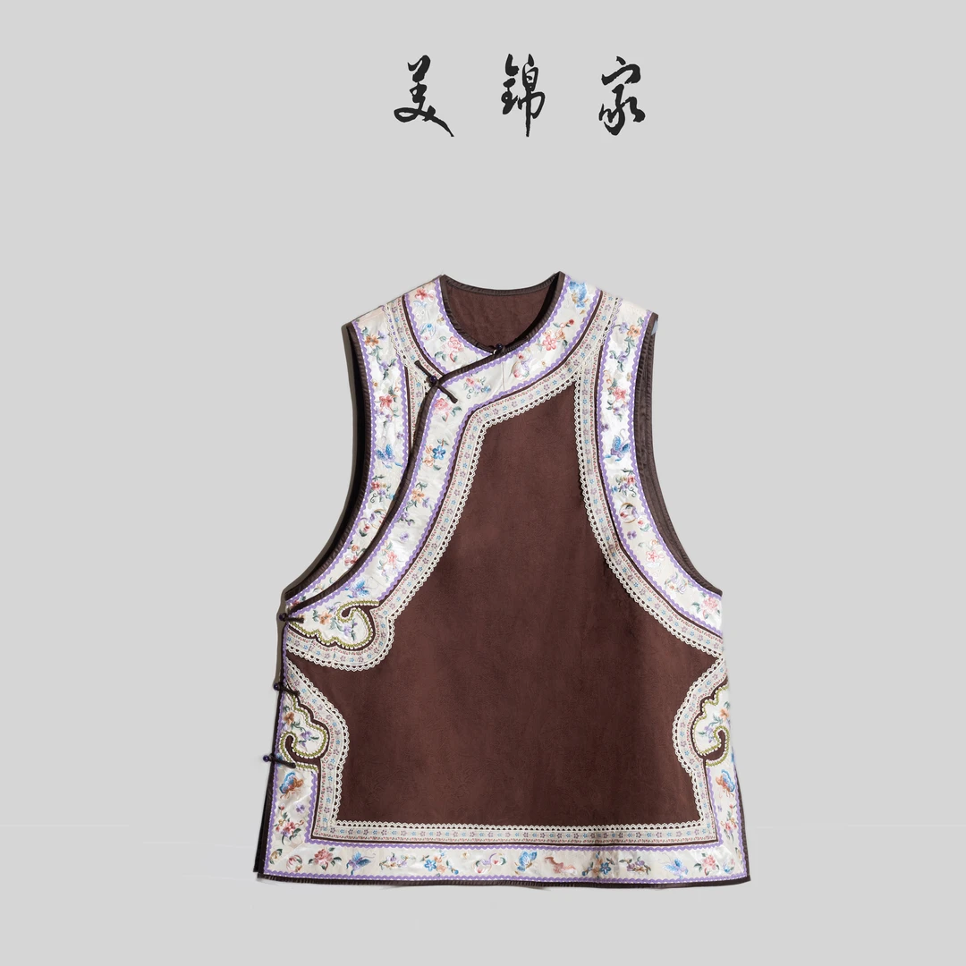 1203号【美锦家】新中式国风女款马甲242639/242640