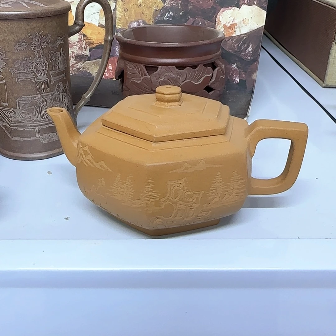 茶壶紫砂宜兴紫砂壶瑕疵处理