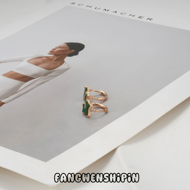 铜合金锆石耳饰 耳环0903