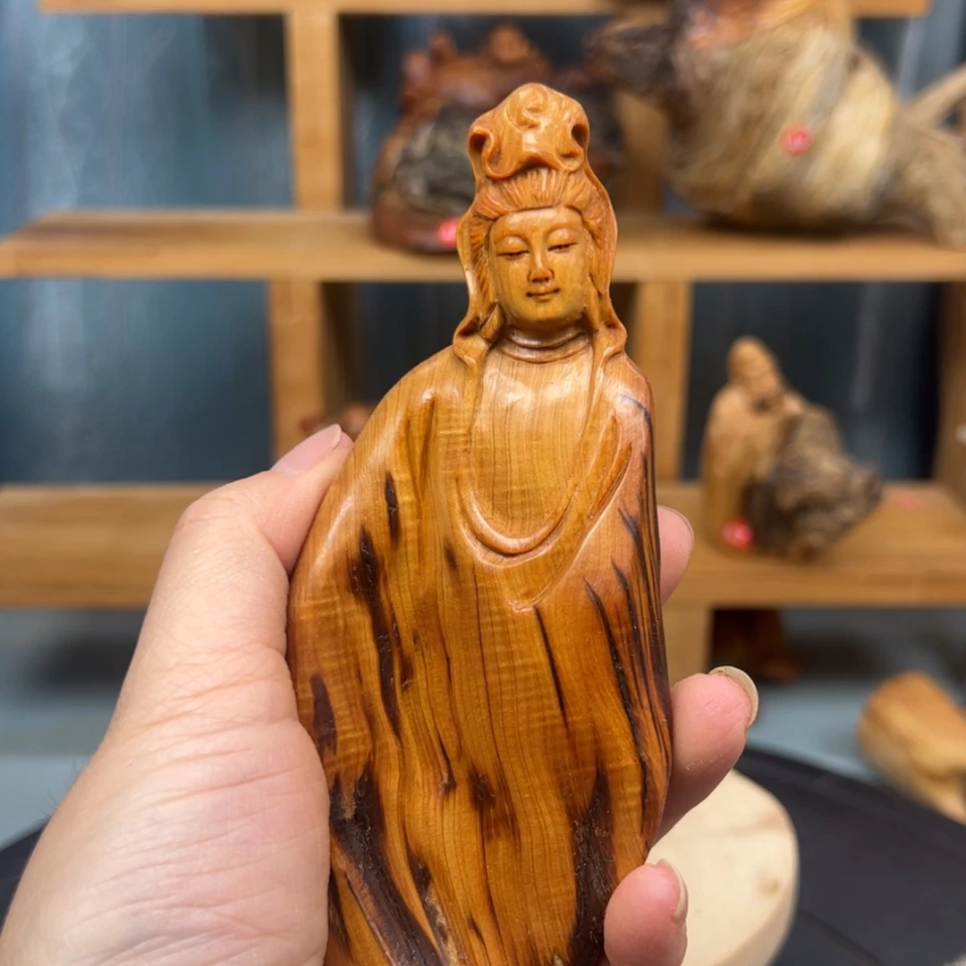 木萤**L崖柏木摆件手把件