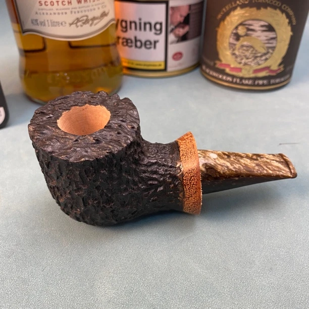 意大利阿梅里尼石楠木海盐雕刻空腔大气室3mm烟斗怀旧