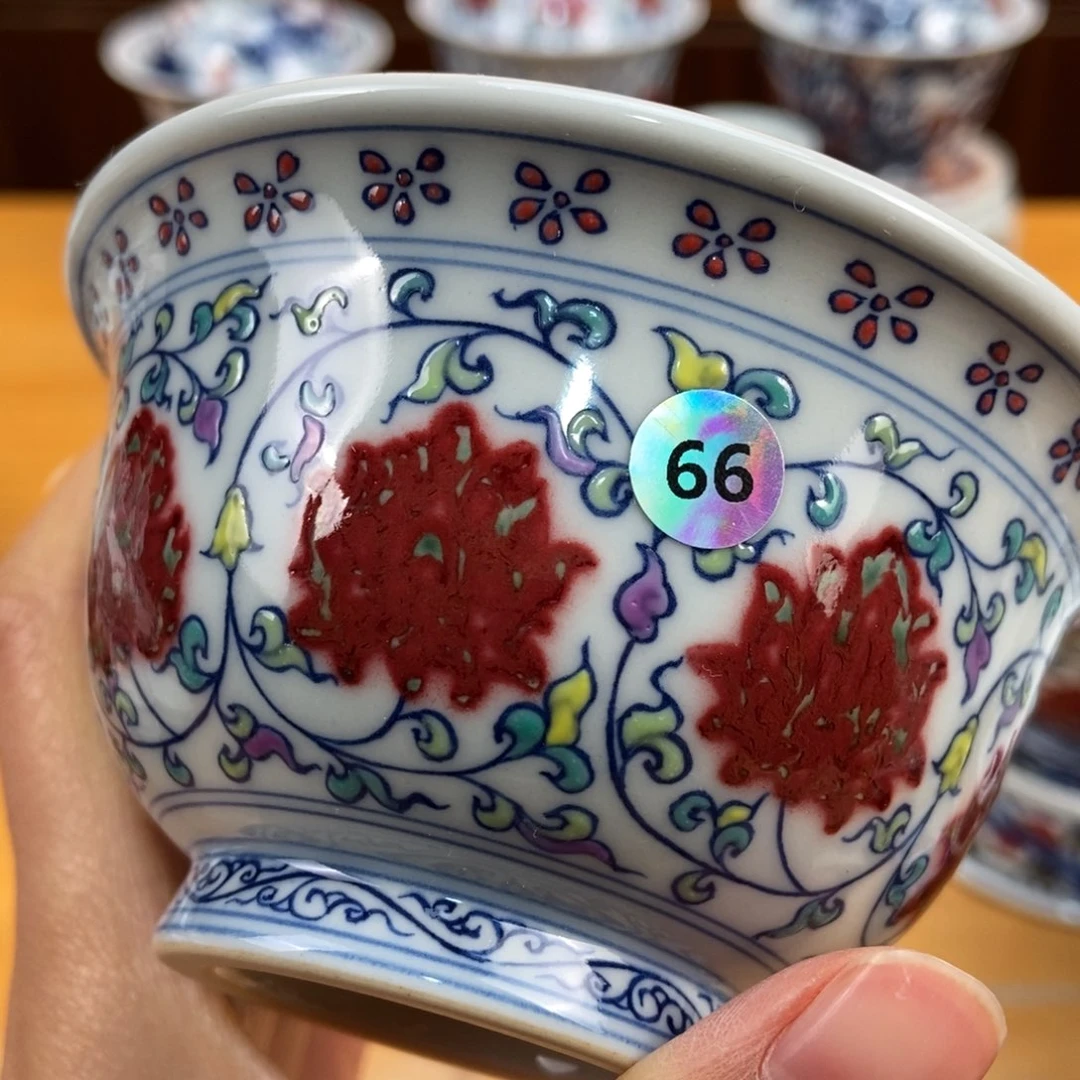 手绘现代茶具非古董