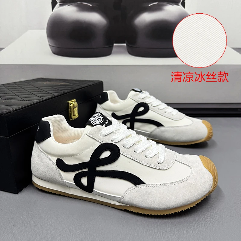 夏季爆款大码男鞋45超轻薄德训鞋2025新款防滑耐磨百搭休闲鞋46潮