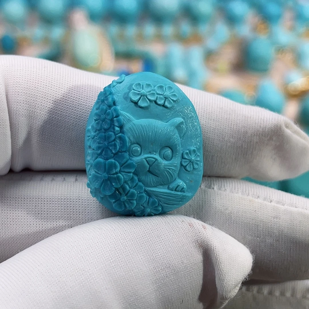 绿松石珠宝奇石未镶嵌