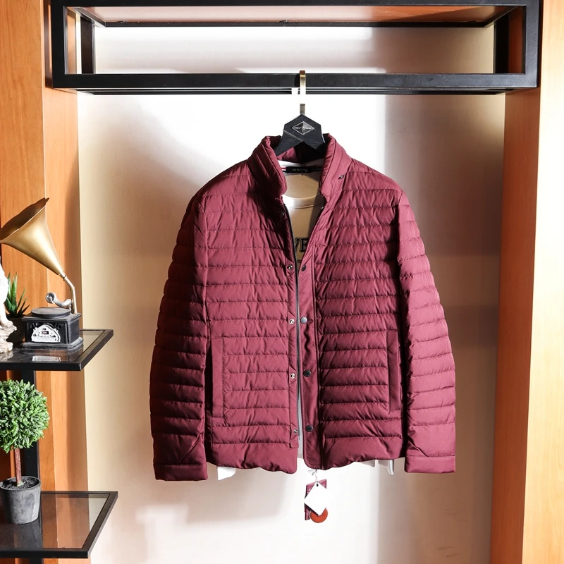 狼-纯原 尾货男装 中青年秋冬季保暖修身时尚百搭羽绒服外套1699