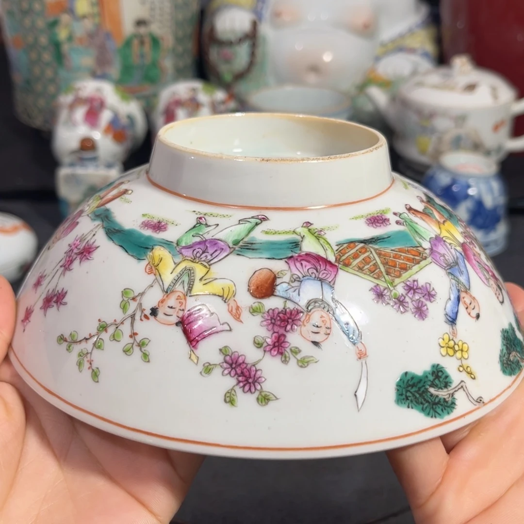 摆件细路精品粉彩一件