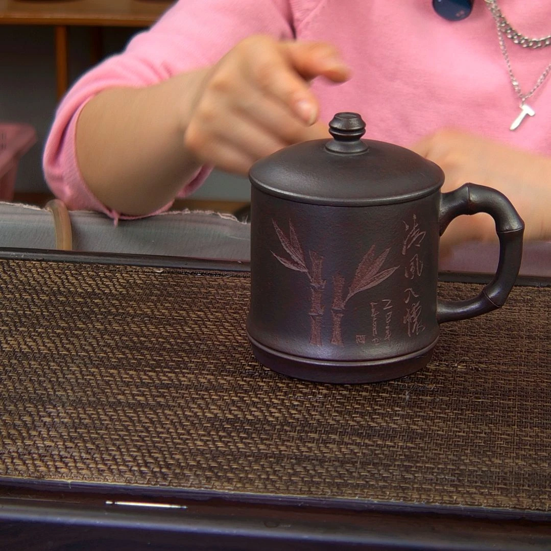 【闪购商品】茶杯绿泥高货放漏