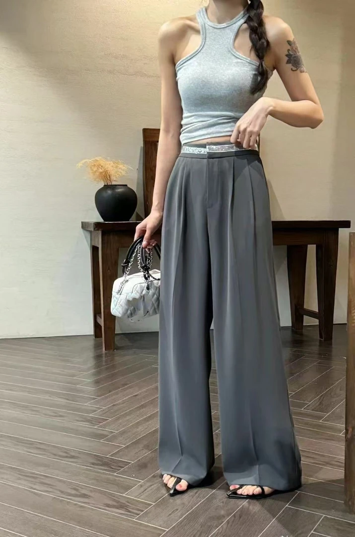 【代代精选】高腰垂感休闲裤-21287