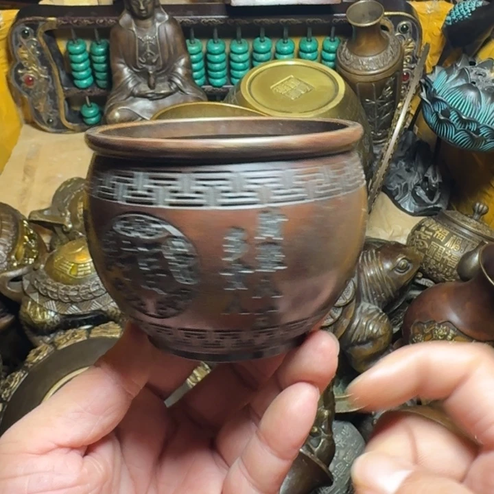 铜器摆件收收藏藏
