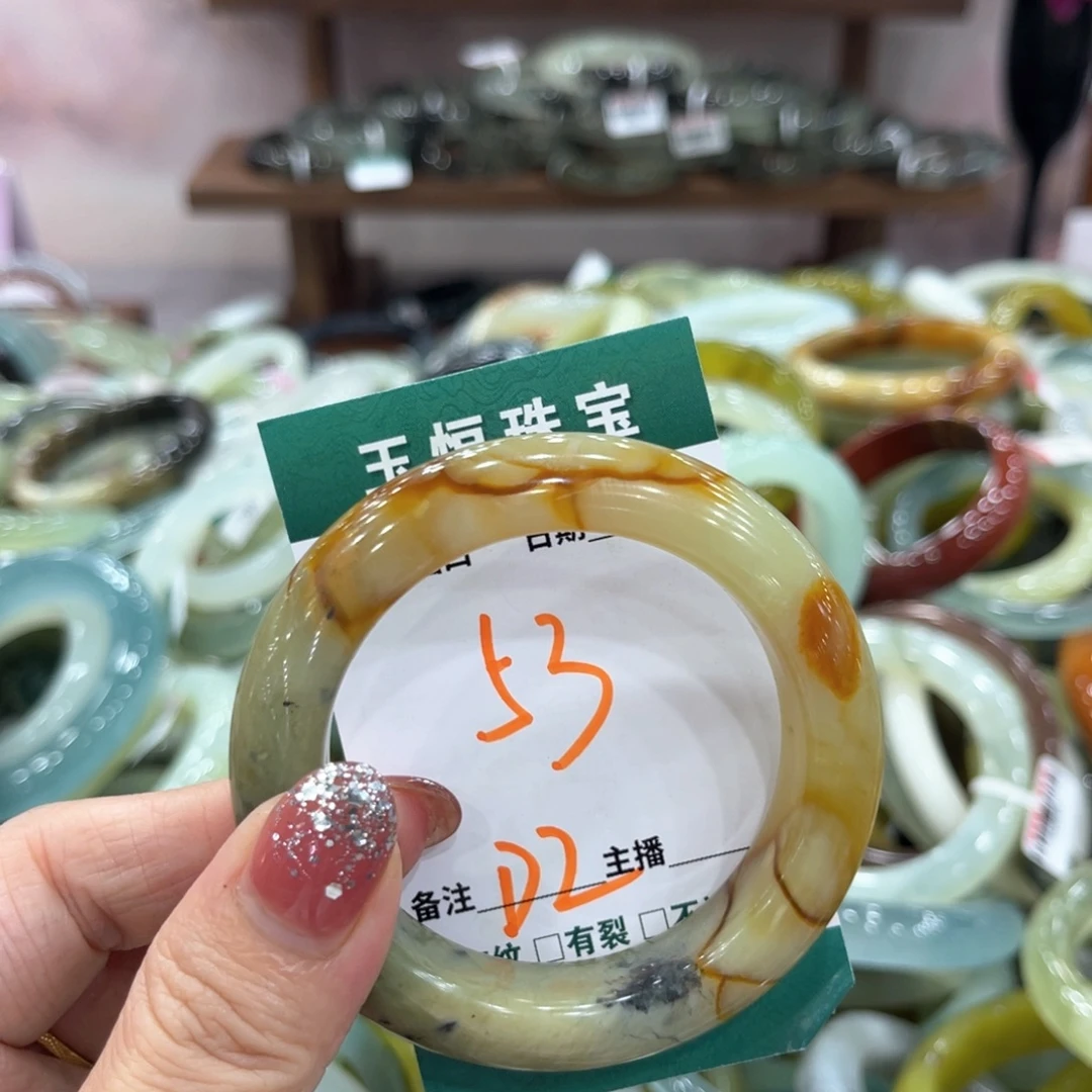 未镶嵌蛇纹石玉手镯手镯