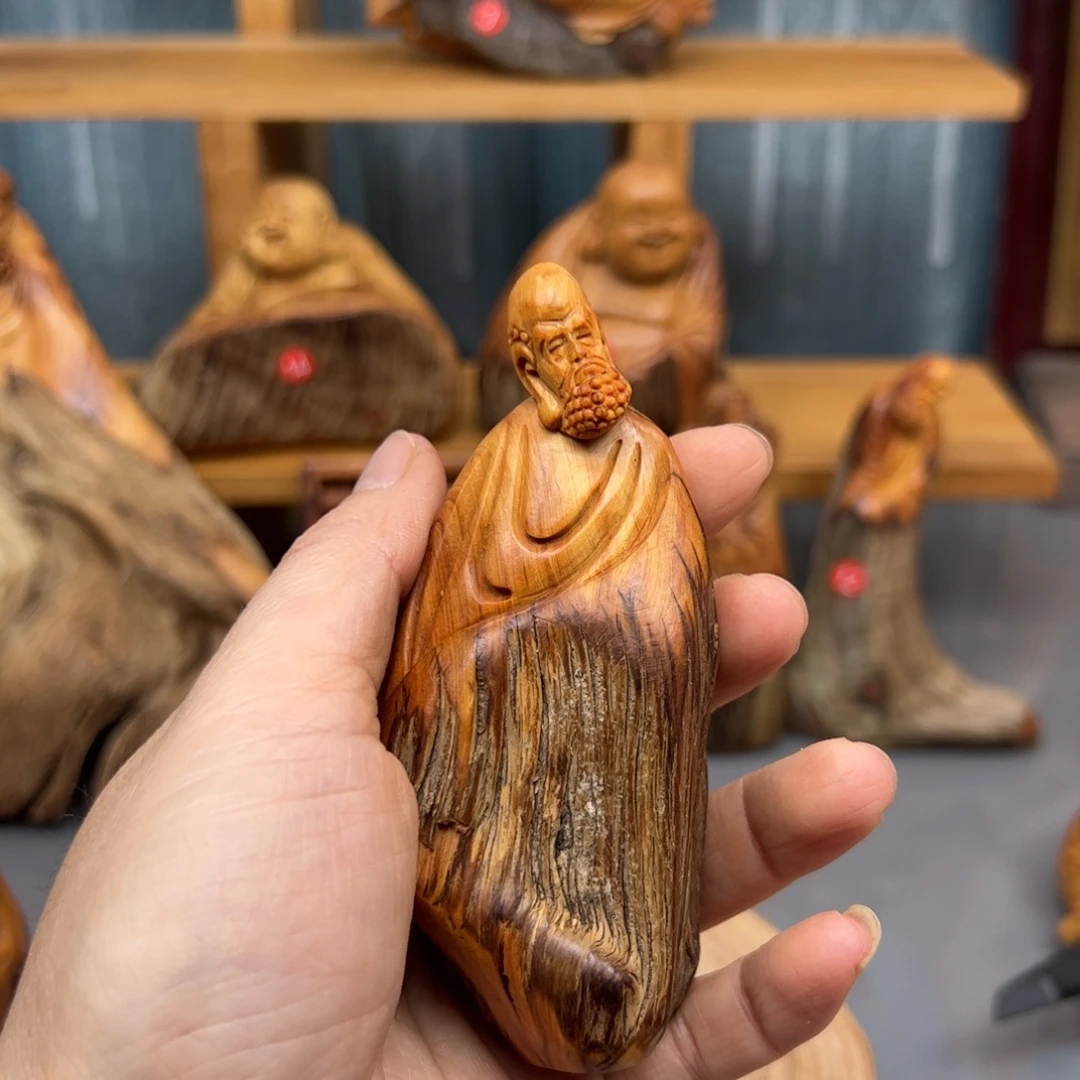 柏木崖柏木摆件手把件，35