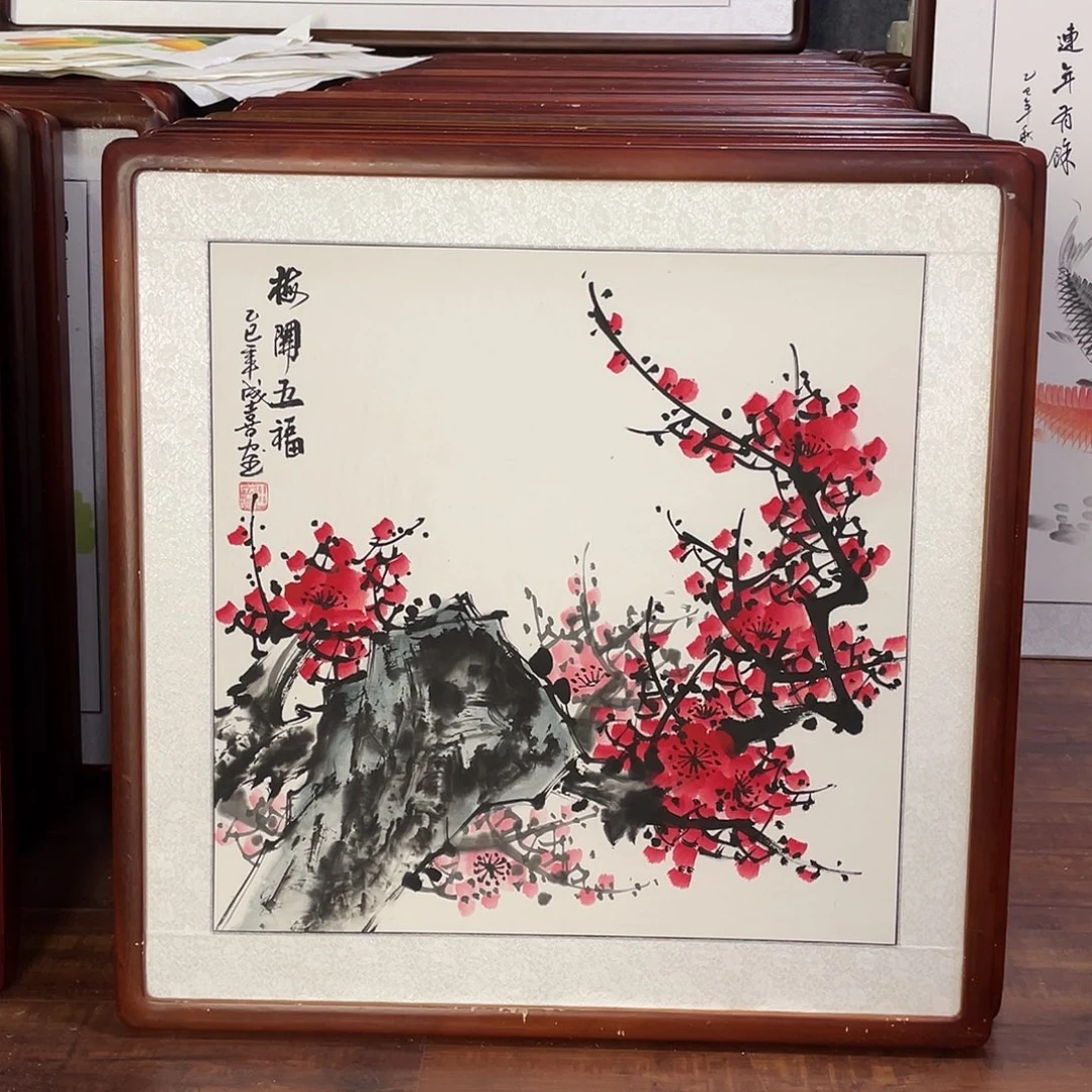 国画带框尺寸63*63厘米