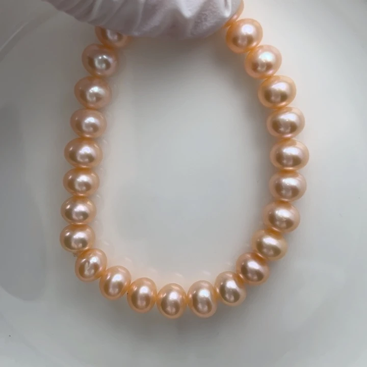 淡水珍珠耳饰银S925镶嵌