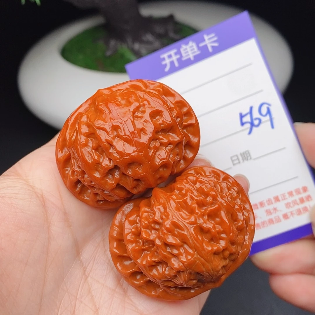 文玩核桃把件44宫灯569