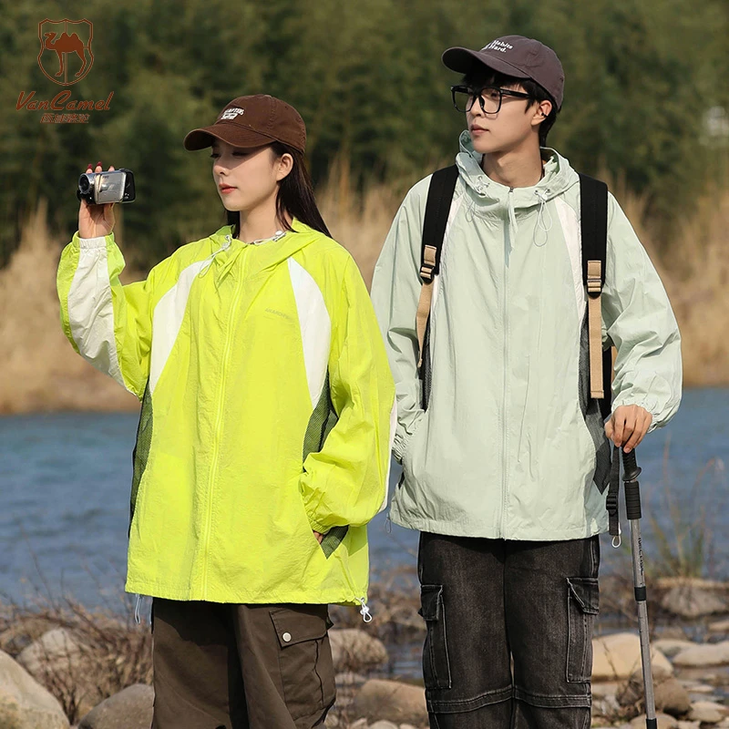 VANCAMEL/西域骆驼夏季防紫外线防晒衣男女轻薄户外运动防晒服潮