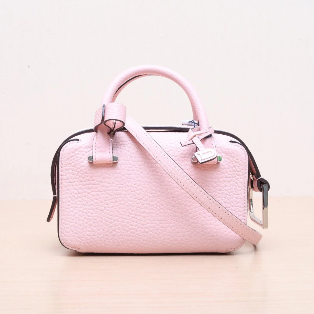 99新 Delvaux/德尔沃 -230小花柳 Cool Box Nano 粉色 单肩包
