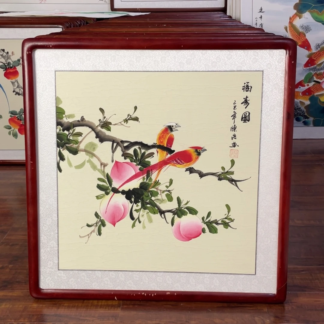 国画带框尺寸63*63厘米