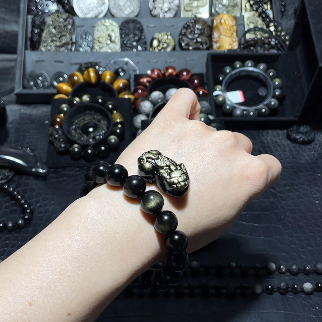 黑曜岩珠宝奇石未镶嵌L****㊣