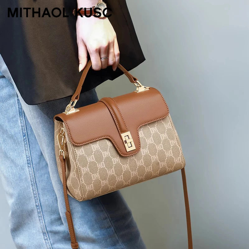 MITHAOL KUSC轻奢女士手提包高档单肩妈妈包七夕情人节礼物送老婆