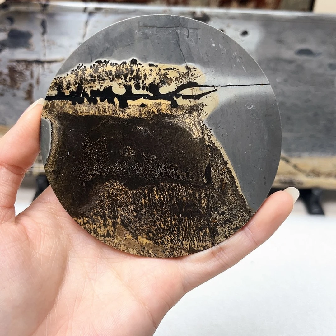 石材广西天然国画石