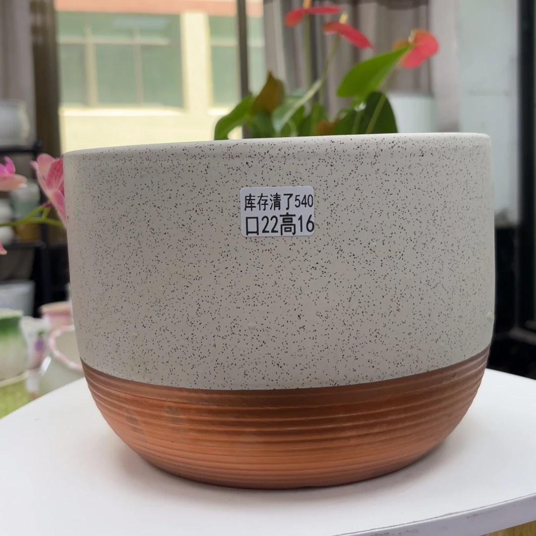 @夏西陶瓷花盆@@5540