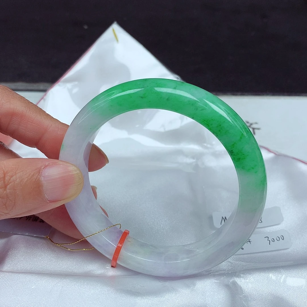 未镶嵌手镯翡翠56圈5048