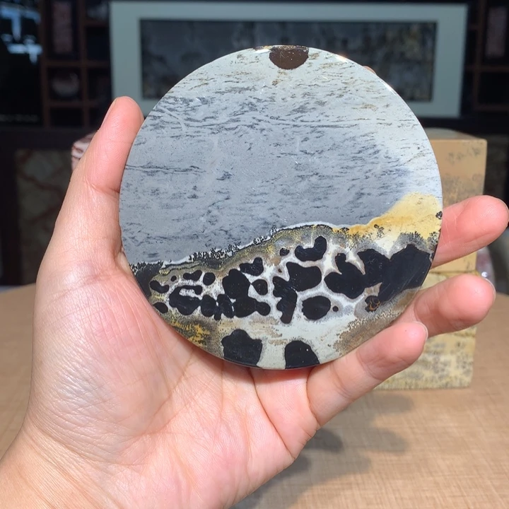 广西国画石摆件，观赏收藏