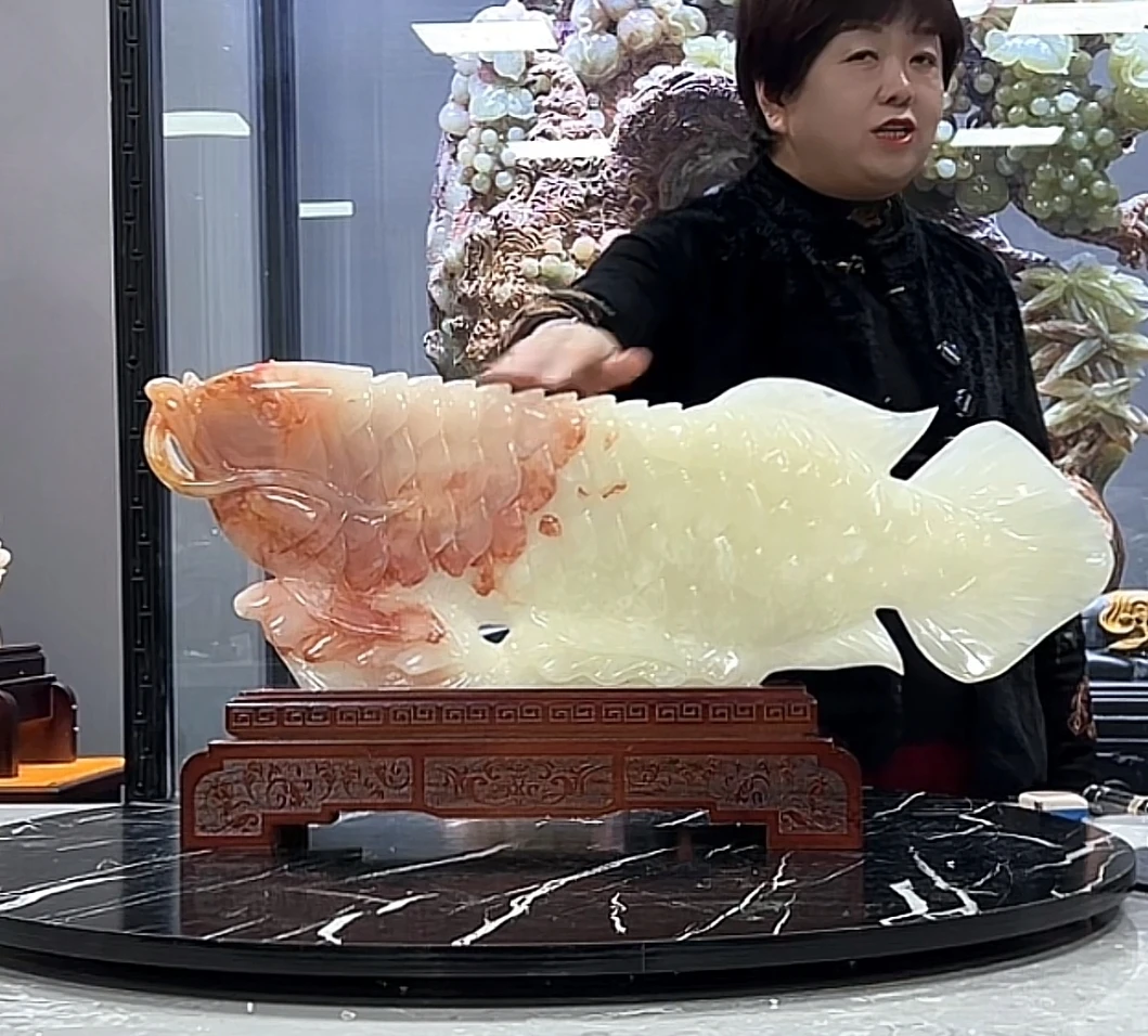 【付米链接 所见即所得】纯手工雕刻居家商务博古架中式新中式摆件.