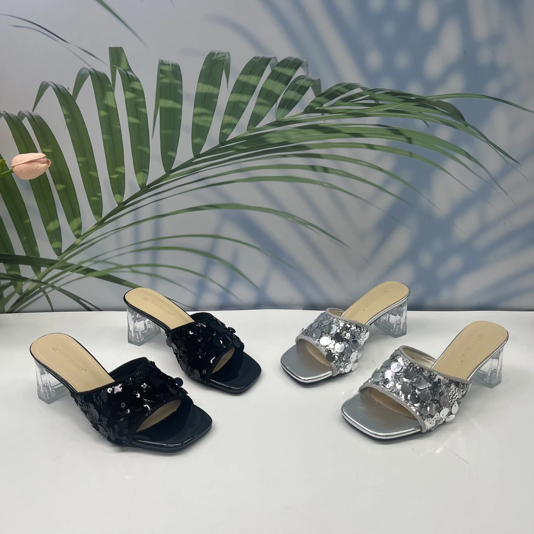 小强家女鞋 芽儿家新款百搭女凉鞋（Y534-49-1）（W35AYV2791501S）