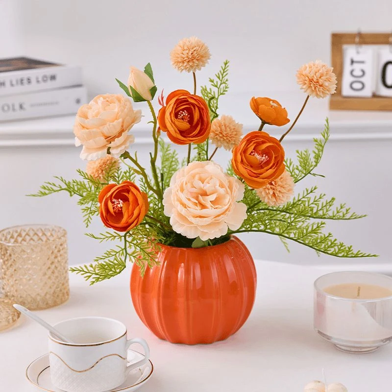 德国WTL【春风十里】新轻奢高档粉蝶仿真花假花客厅餐桌装饰精致家