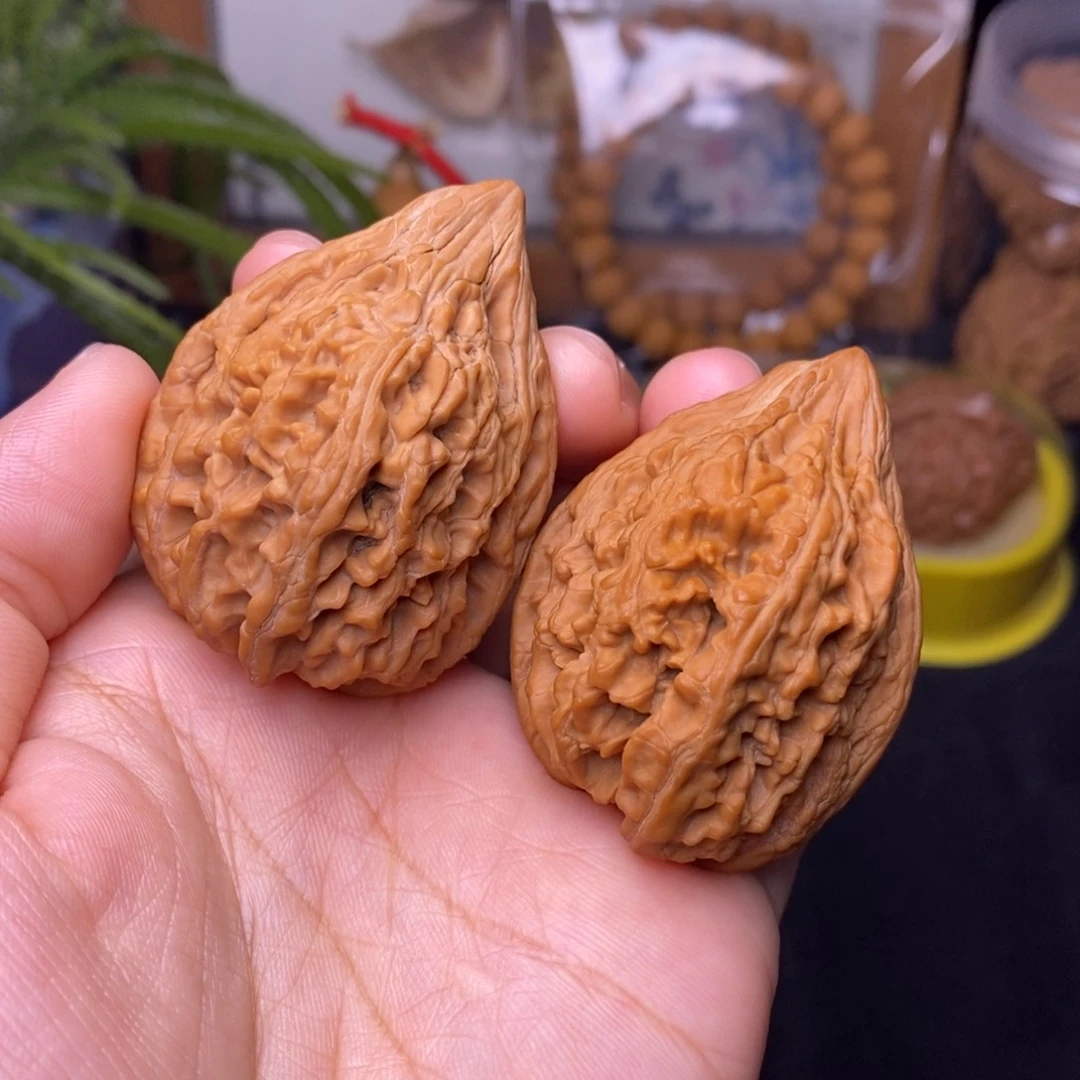 文玩核桃把件37鸭嘴大沽石