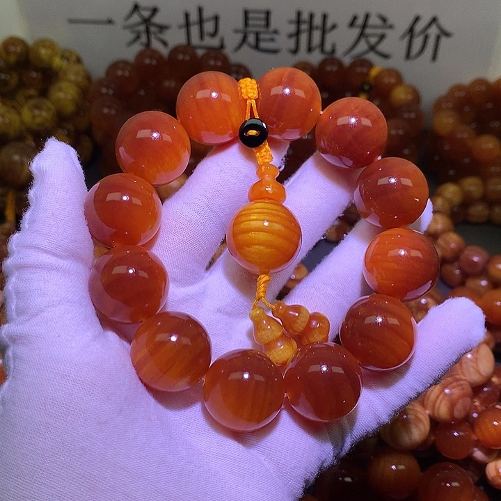松木（琥珀木）手串/手链2.1 包浆高货