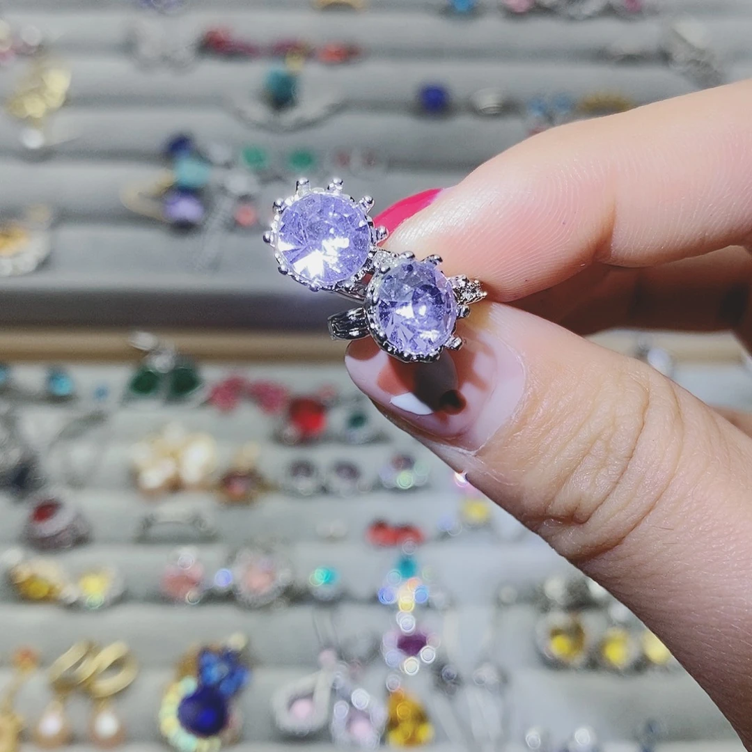 【闪购商品】芙蓉石戒指银S925镶嵌