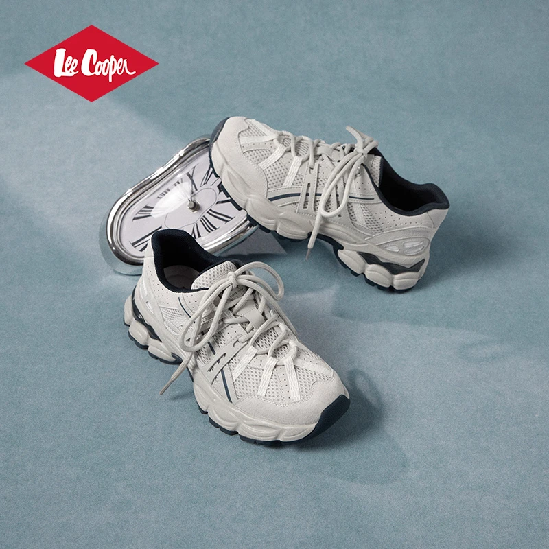 Lee Cooper2025春季新款运动鞋女时尚百搭低帮耐穿老爹鞋休闲鞋