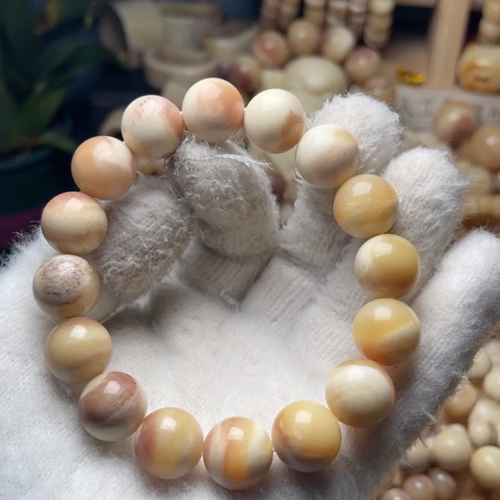 棉***1手串/手链驼骨14圆