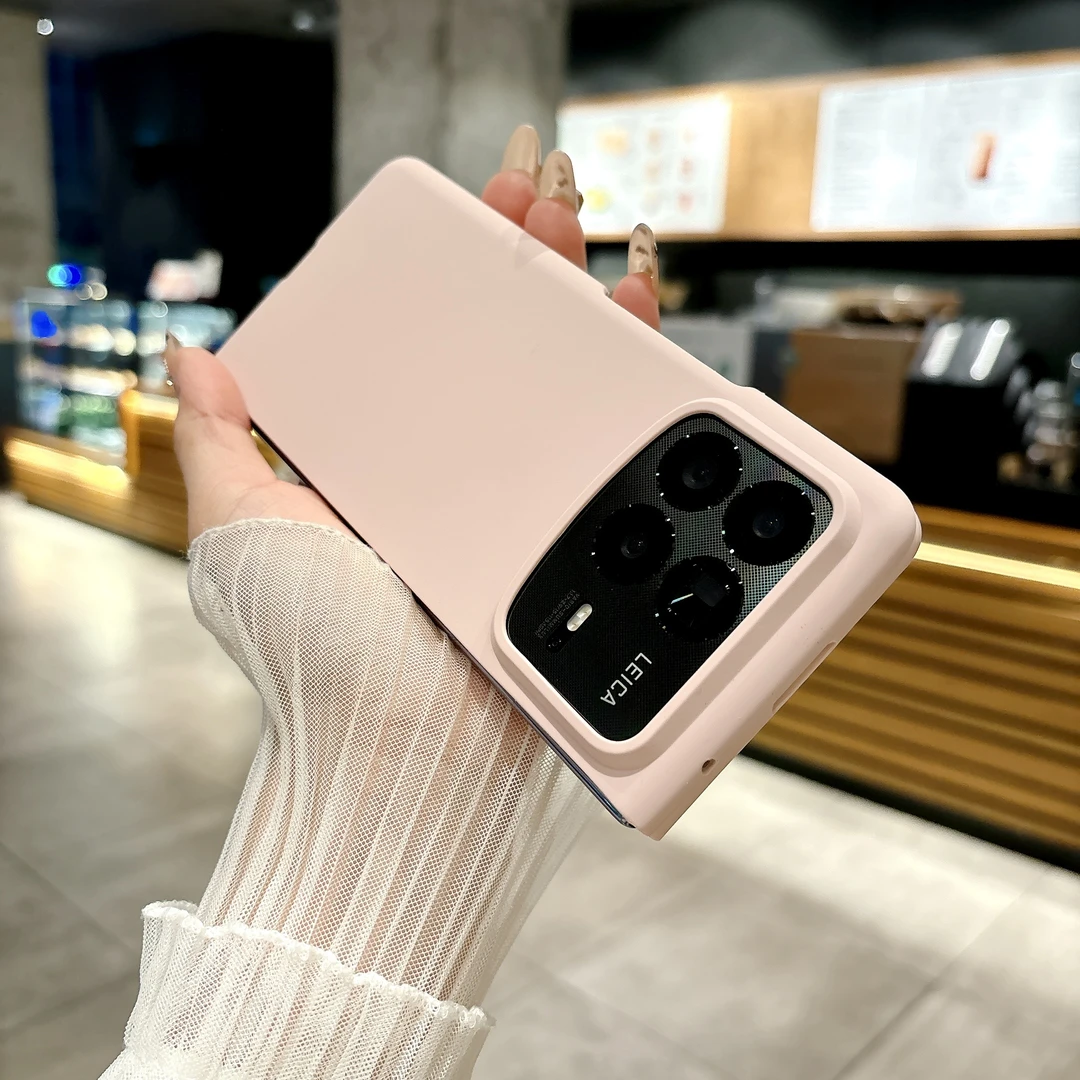 适用小米Fold4手机壳新款液态硅胶折叠屏超薄防摔亲肤纯色保护套